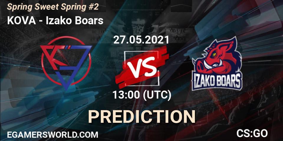 KOVA vs Izako Boars: Match Prediction. 27.05.2021 at 13:35, Counter-Strike (CS2), Spring Sweet Spring #2
