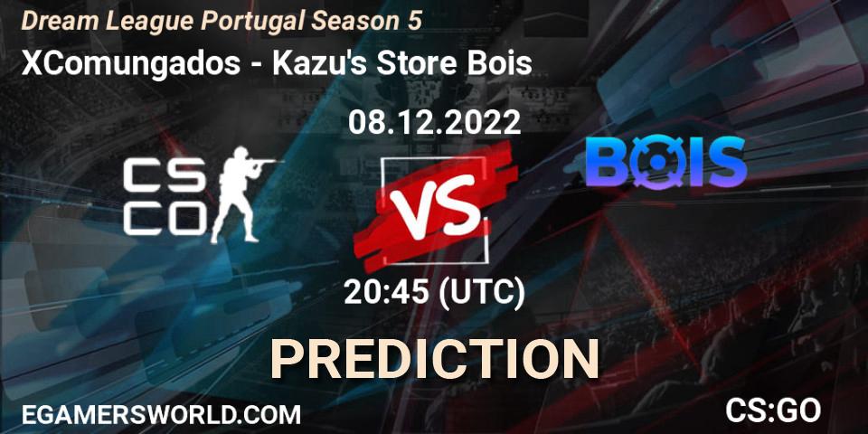 XComungados vs Kazu's Store Bois: Match Prediction. 08.12.22, CS2 (CS:GO), Dream League Portugal Season 5