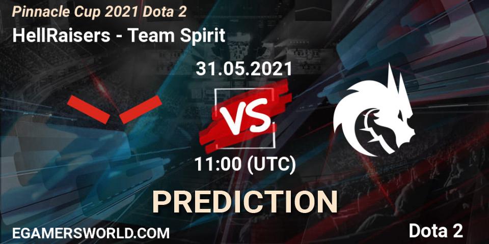HellRaisers vs Team Spirit: Match Prediction. 31.05.21, Dota 2, Pinnacle Cup 2021 Dota 2
