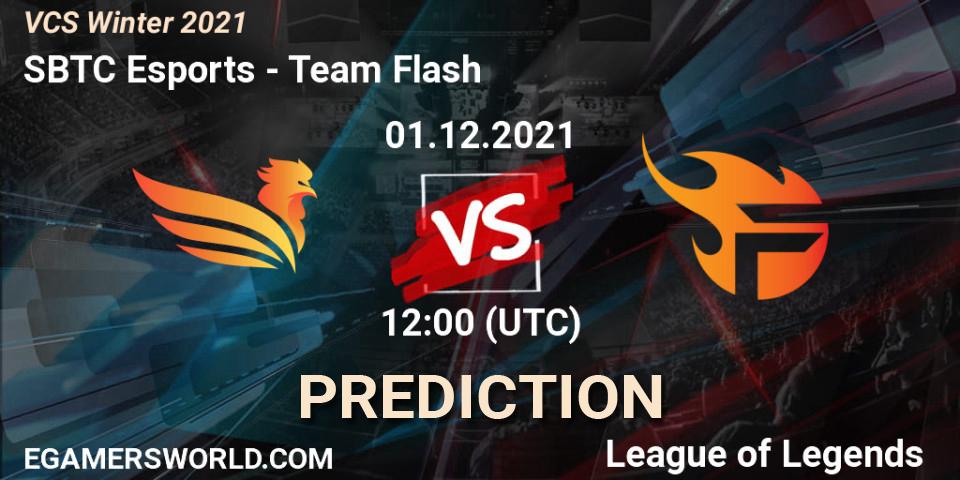 SBTC Esports vs Team Flash: Match Prediction. 01.12.2021 at 12:00, LoL, VCS Winter 2021