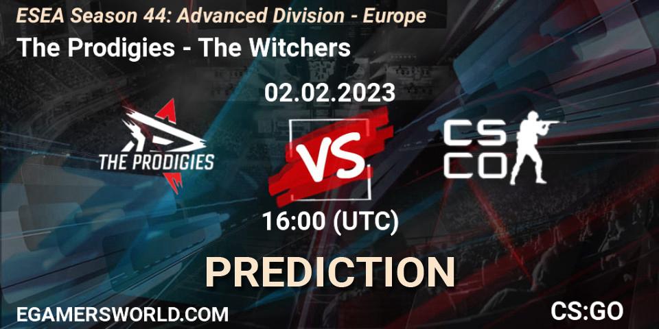 The Prodigies vs The Witchers: Match Prediction. 02.02.23, CS2 (CS:GO), ESEA Season 44: Advanced Division - Europe