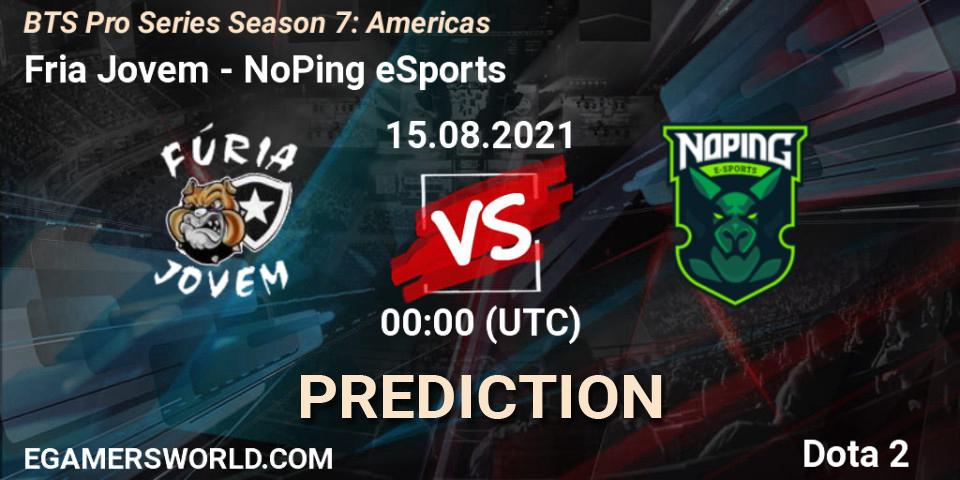 Fúria Jovem vs NoPing eSports: Match Prediction. 15.08.2021 at 00:03, Dota 2, BTS Pro Series Season 7: Americas
