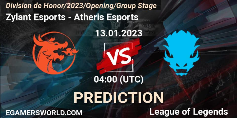Zylant Esports vs Atheris Esports: Match Prediction. 13.01.2023 at 04:00, LoL, División de Honor Opening 2023 - Group Stage