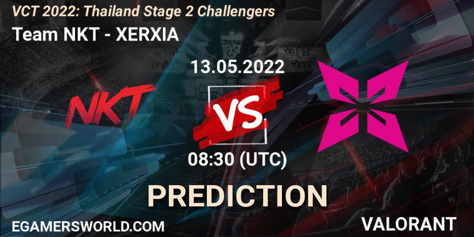 Team NKT vs XERXIA: Match Prediction. 13.05.2022 at 08:30, VALORANT, VCT 2022: Thailand Stage 2 Challengers