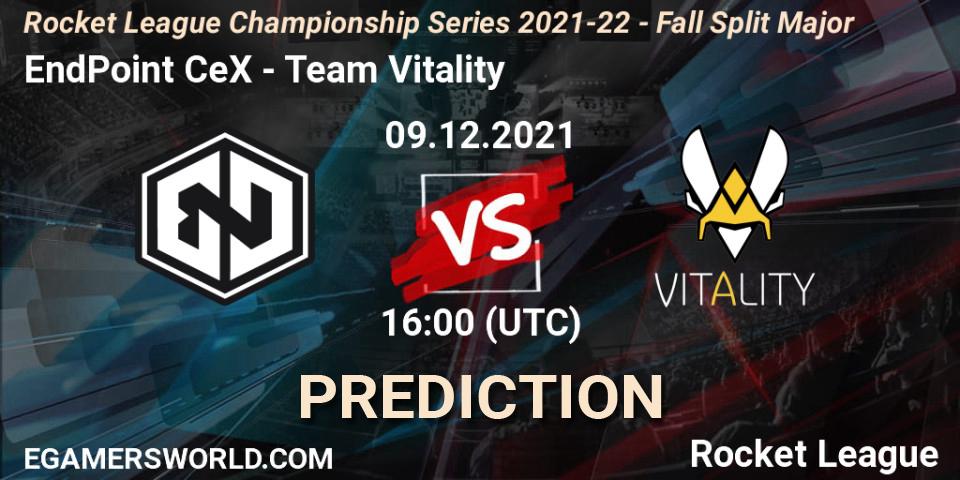 EndPoint CeX vs Team Vitality: Match Prediction. 09.12.2021 at 16:00, Rocket League, RLCS 2021-22 - Fall Split Major