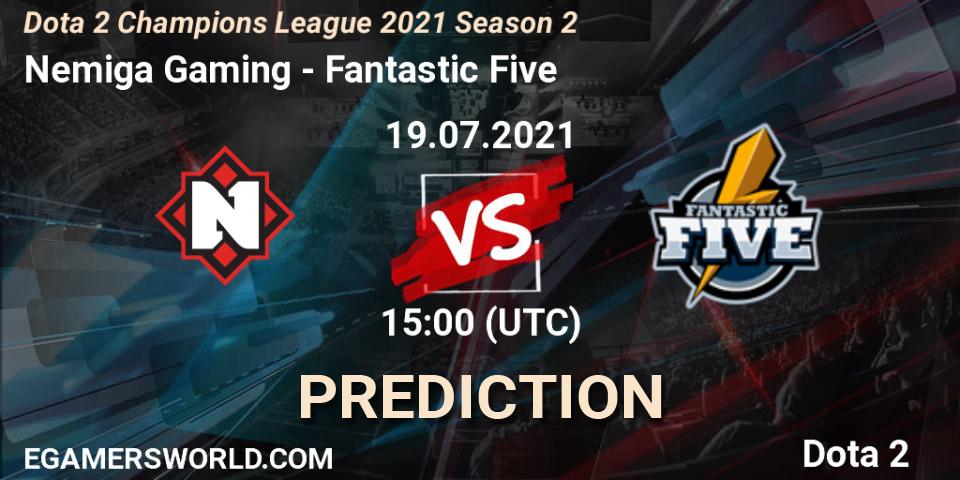 Nemiga Gaming vs Fantastic Five: Match Prediction. 19.07.2021 at 17:01, Dota 2, Dota 2 Champions League 2021 Season 2