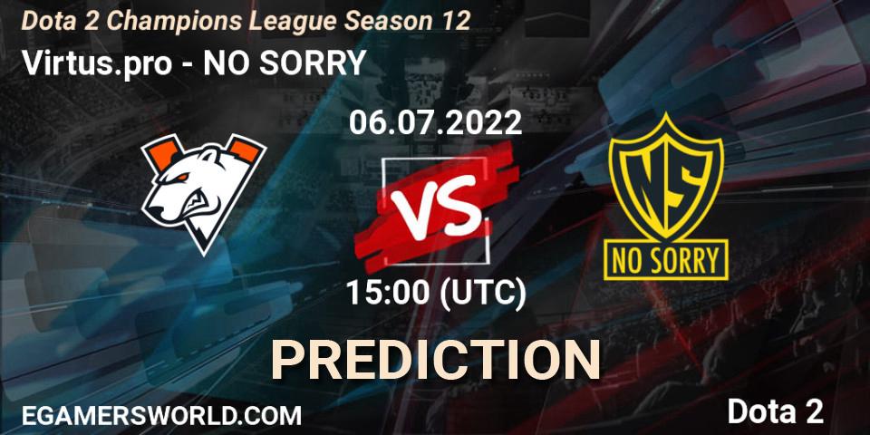 Virtus.pro vs Team Unique: Match Prediction. 06.07.2022 at 15:01, Dota 2, Dota 2 Champions League Season 12