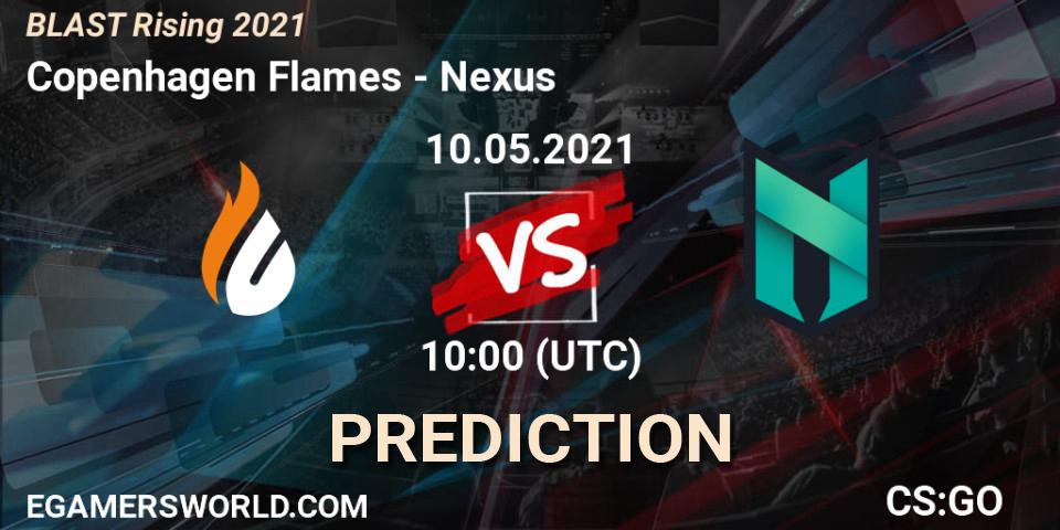 Copenhagen Flames vs Nexus: Match Prediction. 10.05.2021 at 10:00, Counter-Strike (CS2), BLAST Rising 2021