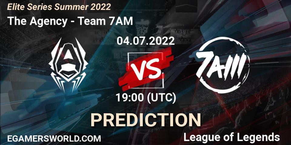 The Agency vs Team 7AM: Match Prediction. 04.07.2022 at 19:00, LoL, Elite Series Summer 2022