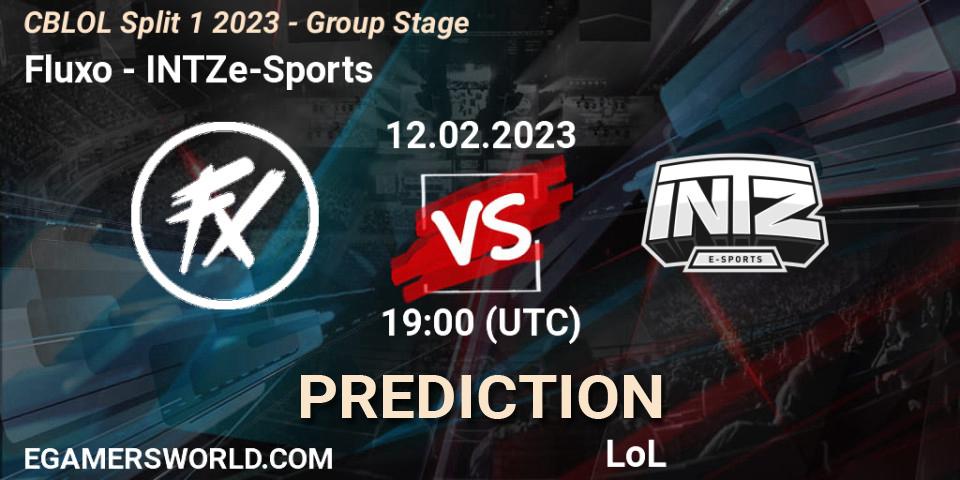 Fluxo vs INTZ e-Sports: Match Prediction. 12.02.2023 at 19:00, LoL, CBLOL Split 1 2023 - Group Stage