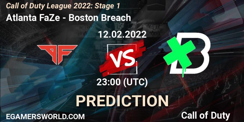 Atlanta FaZe vs Boston Breach: Match Prediction. 12.02.22, Call of Duty, Call of Duty League 2022: Stage 1