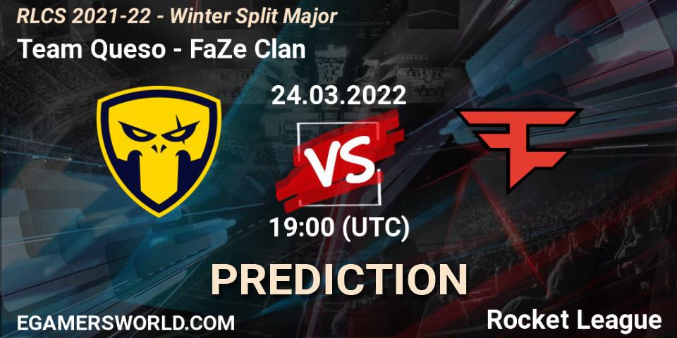 Team Queso vs FaZe Clan: Match Prediction. 24.03.22, Rocket League, RLCS 2021-22 - Winter Split Major
