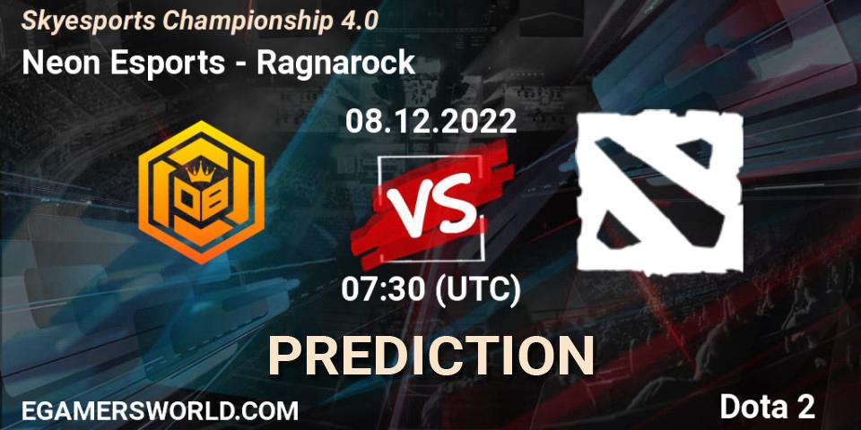 Neon Esports vs Ragnarock: Match Prediction. 08.12.22, Dota 2, Skyesports Championship 4.0