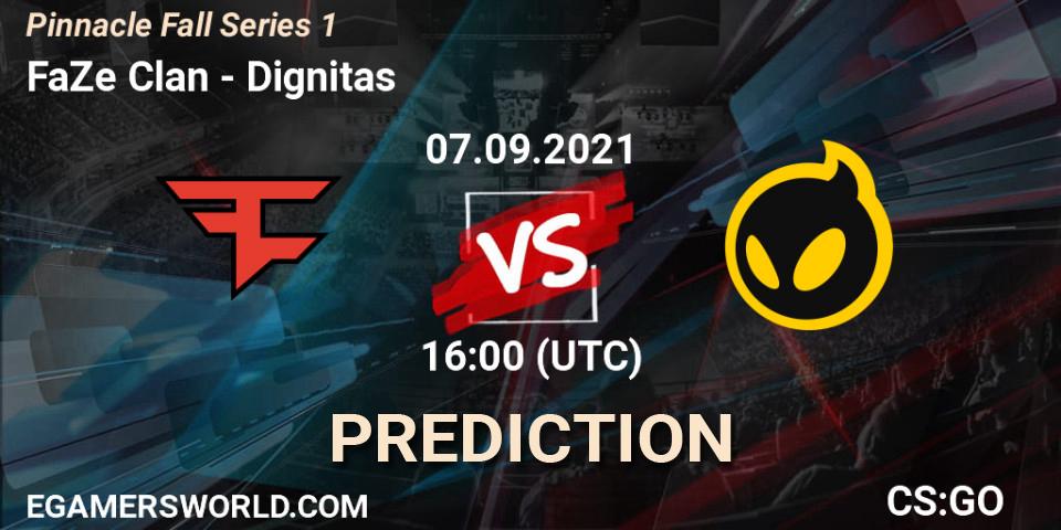 FaZe Clan vs Dignitas: Match Prediction. 07.09.21, CS2 (CS:GO), Pinnacle Fall Series #1