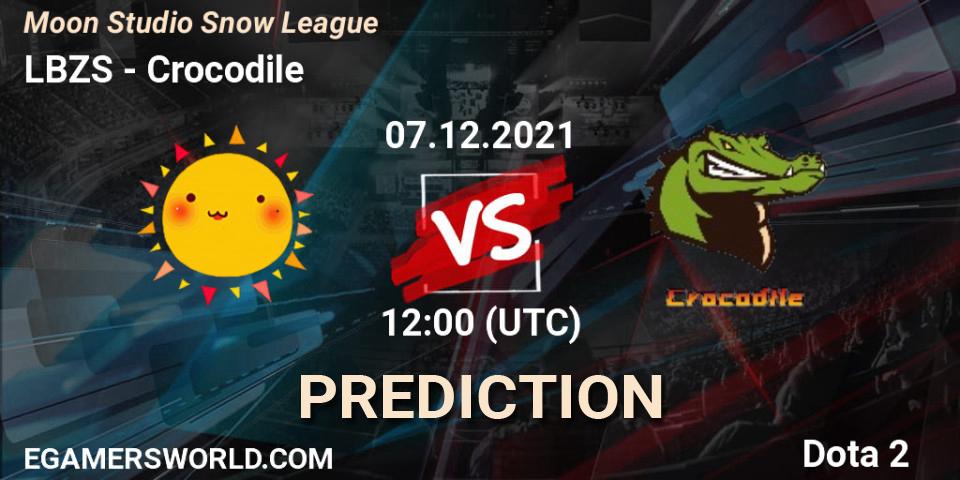 LBZS vs Crocodile: Match Prediction. 07.12.2021 at 13:06, Dota 2, Moon Studio Snow League