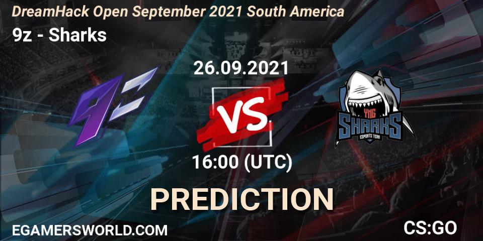 9z vs Sharks: Match Prediction. 26.09.2021 at 16:00, Counter-Strike (CS2), DreamHack Open September 2021 South America