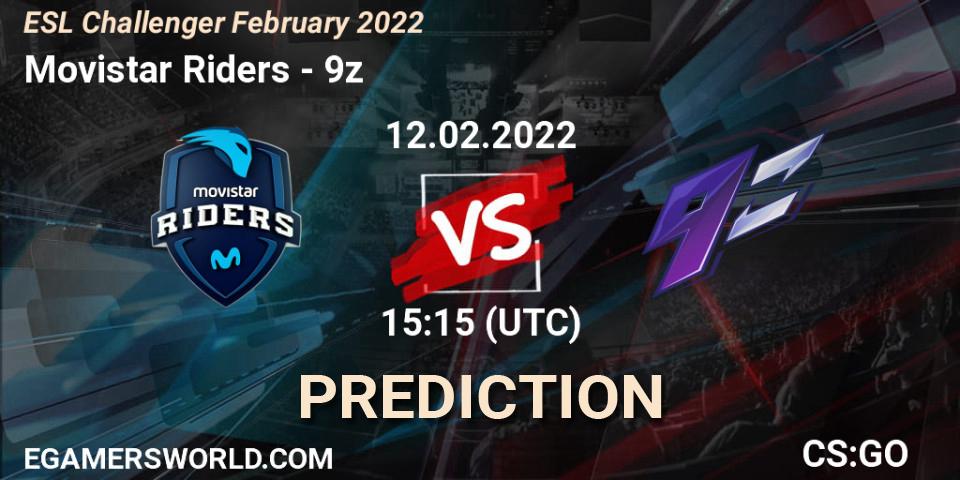 Movistar Riders vs 9z: Match Prediction. 12.02.2022 at 15:15, Counter-Strike (CS2), ESL Challenger February 2022