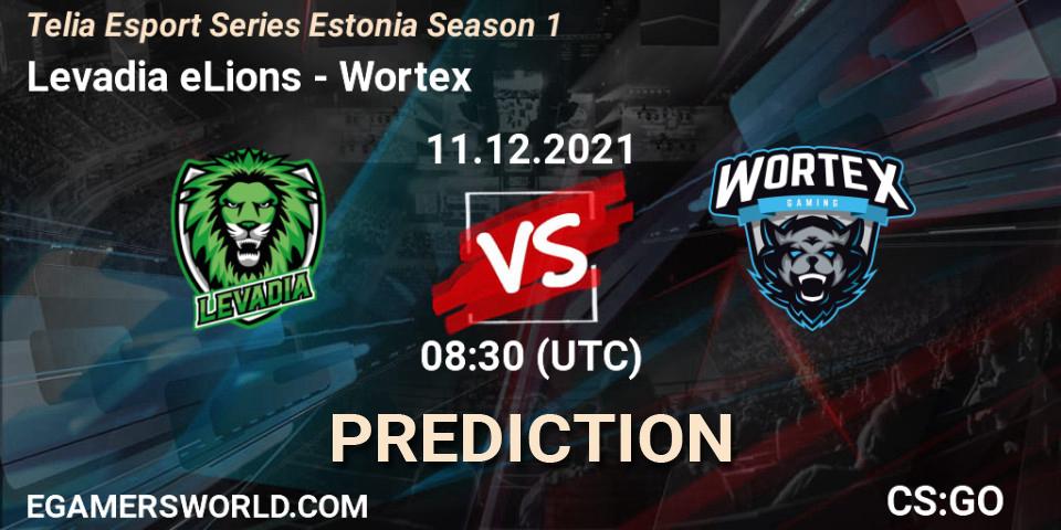 Levadia eLions vs Wortex: Match Prediction. 11.12.2021 at 08:30, Counter-Strike (CS2), Telia Esport Series Estonia Season 1