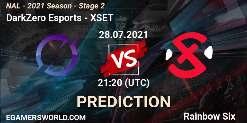 DarkZero Esports vs XSET: Match Prediction. 28.07.2021 at 20:00, Rainbow Six, NAL - 2021 Season - Stage 2