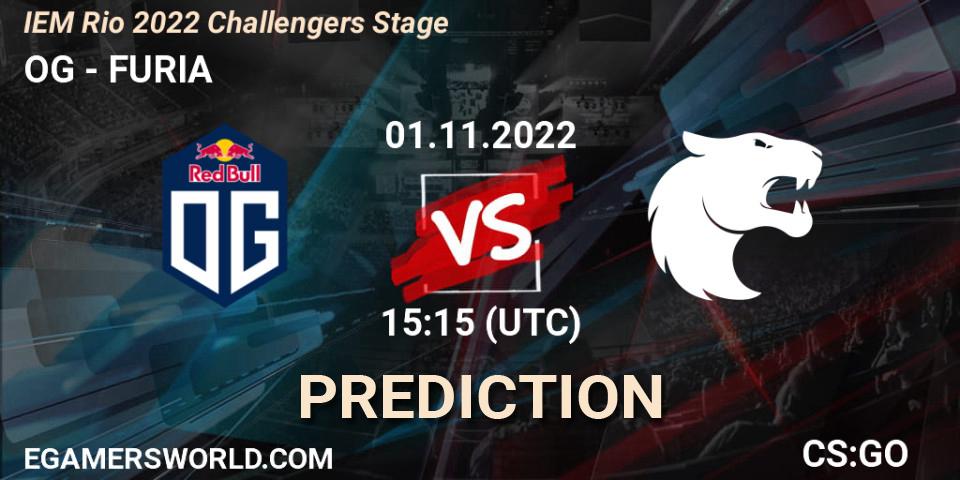 OG vs FURIA: Match Prediction. 01.11.22, CS2 (CS:GO), IEM Rio 2022 Challengers Stage