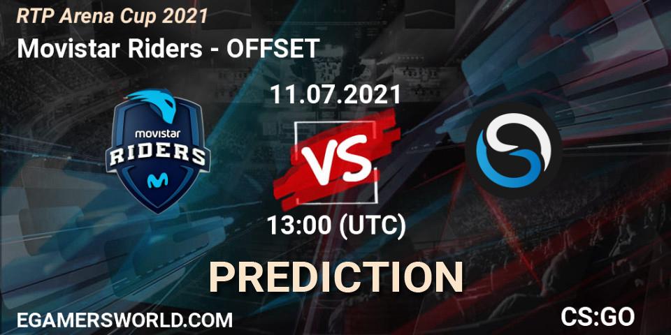 Movistar Riders vs OFFSET: Match Prediction. 11.07.2021 at 13:00, Counter-Strike (CS2), RTP Arena Cup 2021
