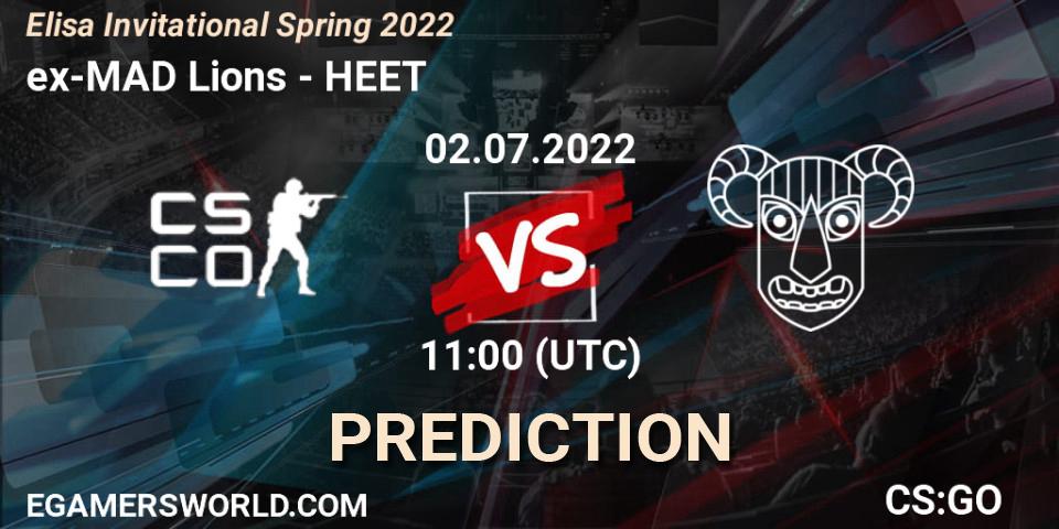 ex-MAD Lions vs HEET: Match Prediction. 02.07.2022 at 11:00, Counter-Strike (CS2), Elisa Invitational Spring 2022
