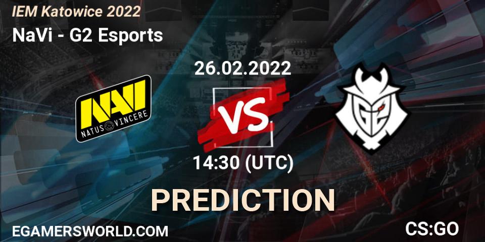 NaVi vs G2 Esports: Match Prediction. 26.02.2022 at 14:30, Counter-Strike (CS2), IEM Katowice 2022