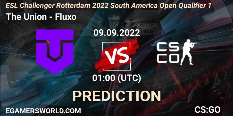 The Union vs Fluxo: Match Prediction. 09.09.2022 at 01:00, Counter-Strike (CS2), ESL Challenger Rotterdam 2022 South America Open Qualifier 1