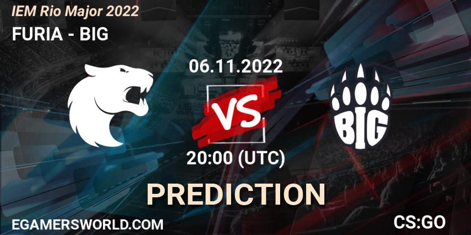 FURIA vs BIG: Match Prediction. 06.11.22, CS2 (CS:GO), IEM Rio Major 2022