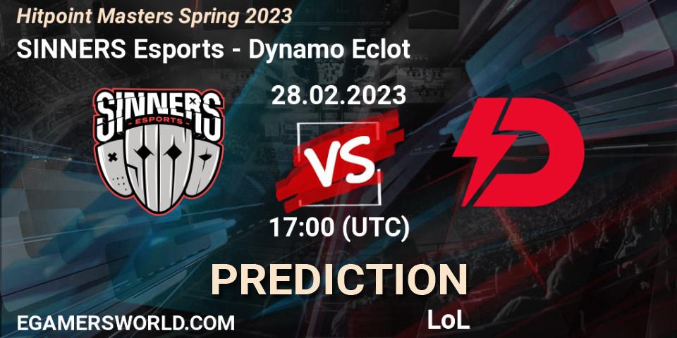 SINNERS Esports vs Dynamo Eclot: Match Prediction. 28.02.23, LoL, Hitpoint Masters Spring 2023