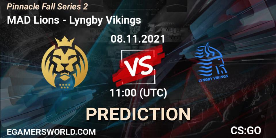 MAD Lions vs Lyngby Vikings: Match Prediction. 08.11.2021 at 11:00, Counter-Strike (CS2), Pinnacle Fall Series #2