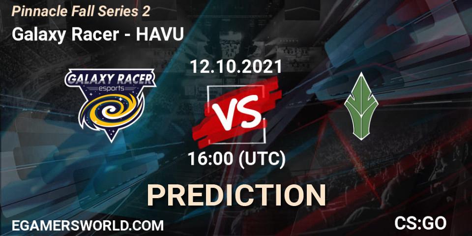 Galaxy Racer vs HAVU: Match Prediction. 12.10.2021 at 16:00, Counter-Strike (CS2), Pinnacle Fall Series #2