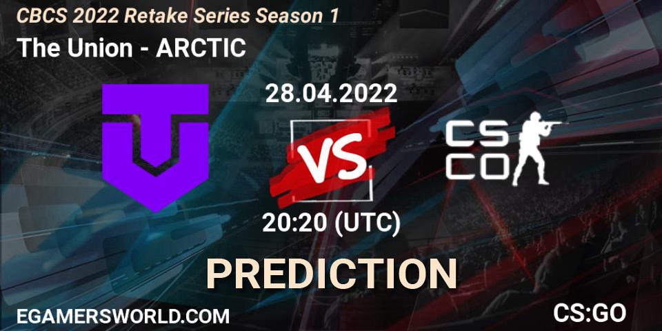 The Union vs ARCTIC: Match Prediction. 28.04.2022 at 21:00, Counter-Strike (CS2), CBCS 2022 Retake Series Season 1