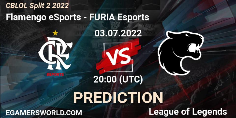 Flamengo eSports vs FURIA Esports: Match Prediction. 03.07.22, LoL, CBLOL Split 2 2022