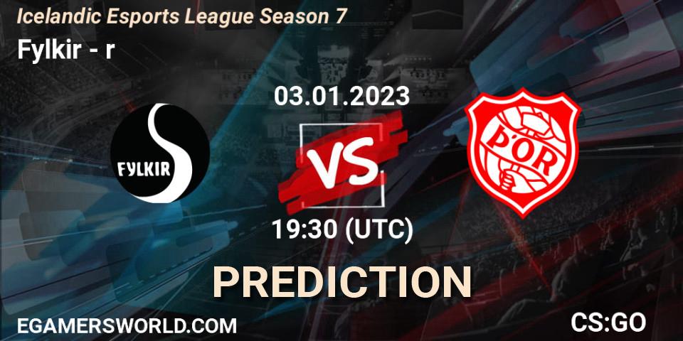 Fylkir vs Þór: Match Prediction. 03.01.2023 at 19:30, Counter-Strike (CS2), Icelandic Esports League Season 7