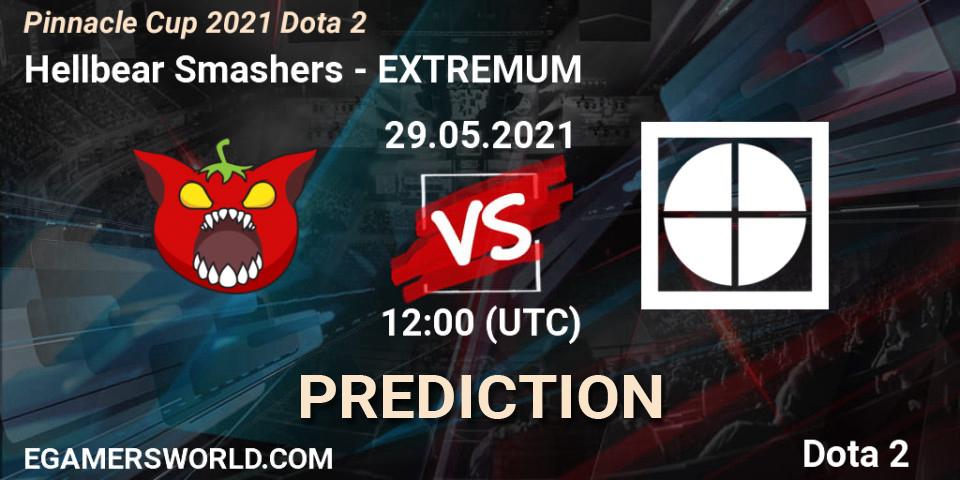 Hellbear Smashers vs EXTREMUM: Match Prediction. 29.05.2021 at 12:02, Dota 2, Pinnacle Cup 2021 Dota 2