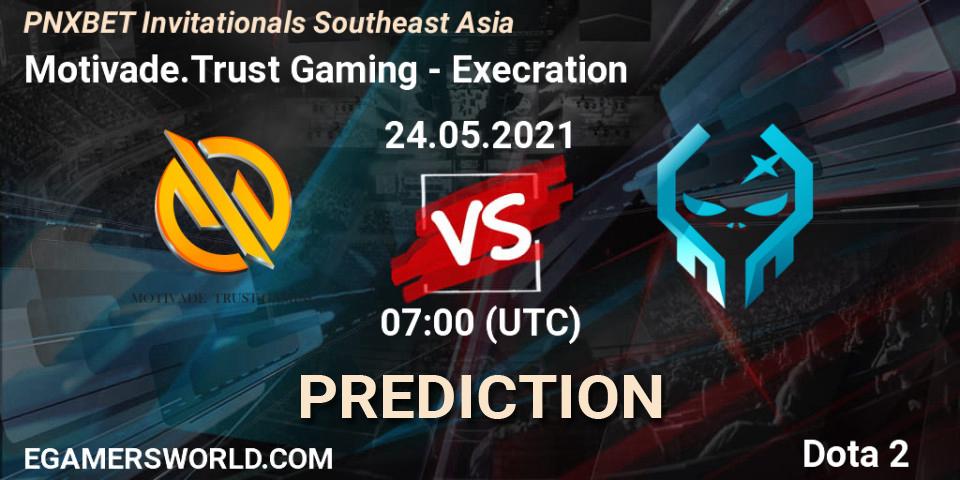 Motivade.Trust Gaming vs Execration: Match Prediction. 24.05.2021 at 07:26, Dota 2, PNXBET Invitationals Southeast Asia