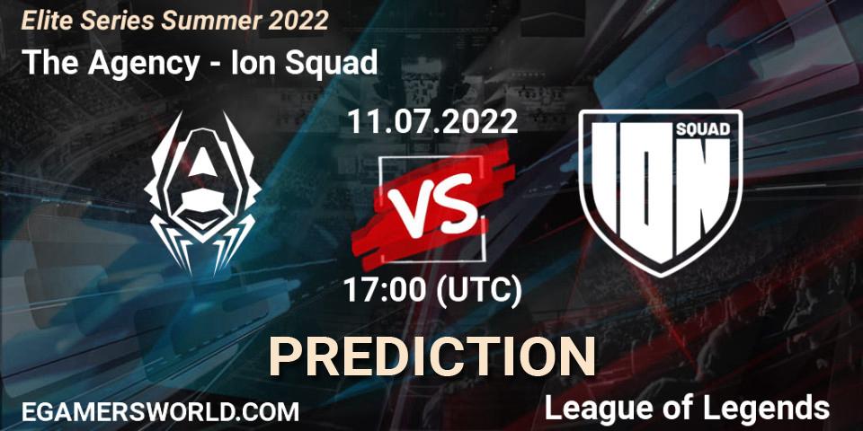 The Agency vs Ion Squad: Match Prediction. 11.07.2022 at 17:00, LoL, Elite Series Summer 2022