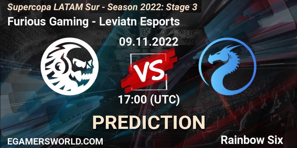 Furious Gaming vs Leviatán Esports: Match Prediction. 09.11.2022 at 17:00, Rainbow Six, Supercopa LATAM Sur - Season 2022: Stage 3
