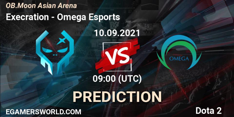 Execration vs Omega Esports: Match Prediction. 10.09.2021 at 09:21, Dota 2, OB.Moon Asian Arena
