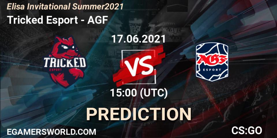 Tricked Esport vs AGF: Match Prediction. 17.06.2021 at 15:00, Counter-Strike (CS2), Elisa Invitational Summer 2021