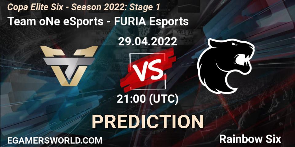 Team oNe eSports vs FURIA Esports: Match Prediction. 29.04.2022 at 21:00, Rainbow Six, Copa Elite Six - Season 2022: Stage 1