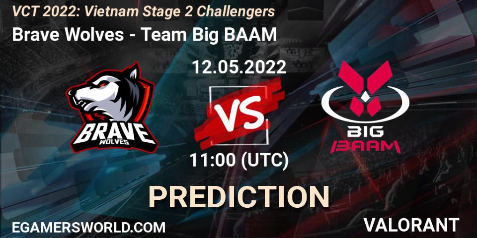 Brave Wolves vs Team Big BAAM: Match Prediction. 12.05.2022 at 11:00, VALORANT, VCT 2022: Vietnam Stage 2 Challengers