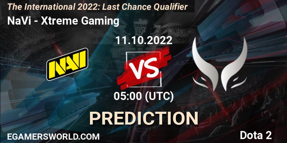 NaVi vs Xtreme Gaming: Match Prediction. 11.10.2022 at 05:59, Dota 2, The International 2022: Last Chance Qualifier