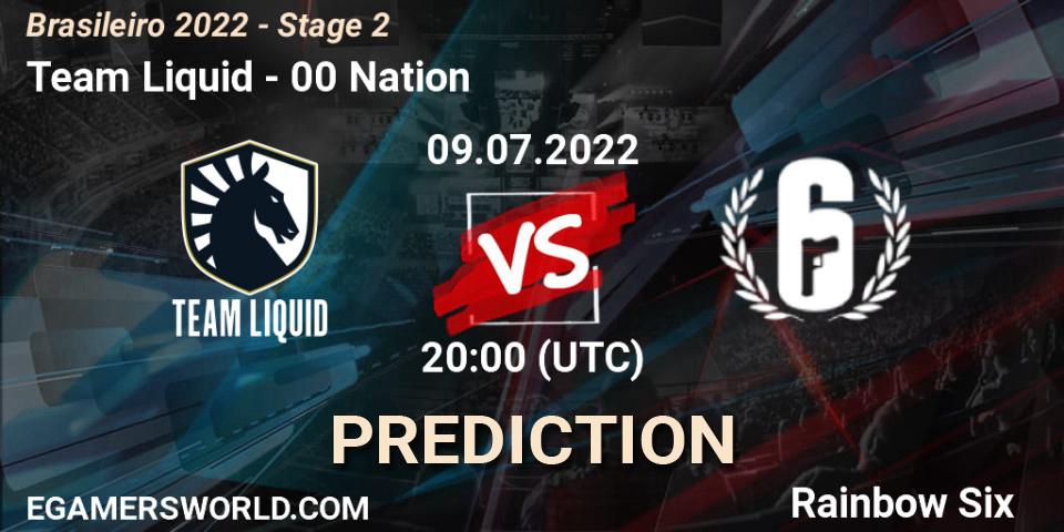 Team Liquid vs 00 Nation: Match Prediction. 09.07.2022 at 20:00, Rainbow Six, Brasileirão 2022 - Stage 2