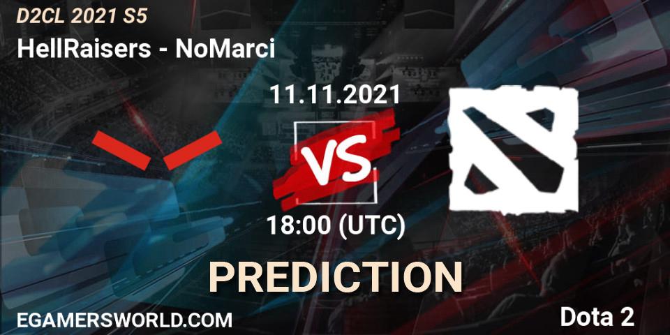 HellRaisers vs NoMarci: Match Prediction. 11.11.2021 at 18:02, Dota 2, Dota 2 Champions League 2021 Season 5