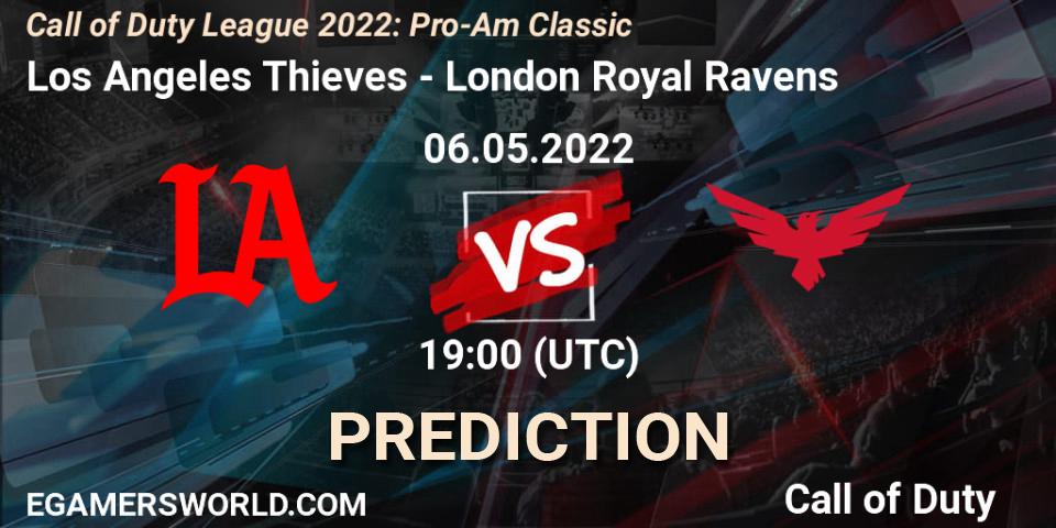 Los Angeles Thieves vs London Royal Ravens: Match Prediction. 06.05.2022 at 19:00, Call of Duty, Call of Duty League 2022: Pro-Am Classic