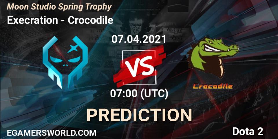 Execration vs Crocodile: Match Prediction. 07.04.2021 at 07:01, Dota 2, Moon Studio Spring Trophy