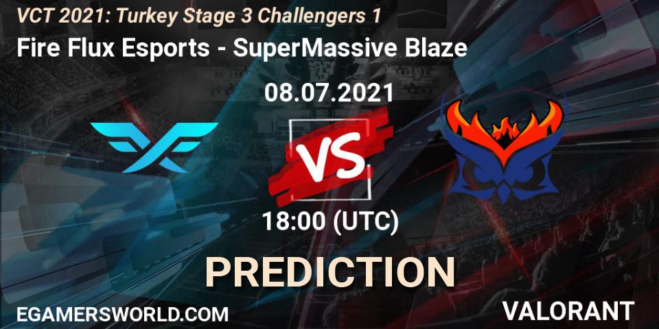Fire Flux Esports vs SuperMassive Blaze: Match Prediction. 08.07.2021 at 18:15, VALORANT, VCT 2021: Turkey Stage 3 Challengers 1