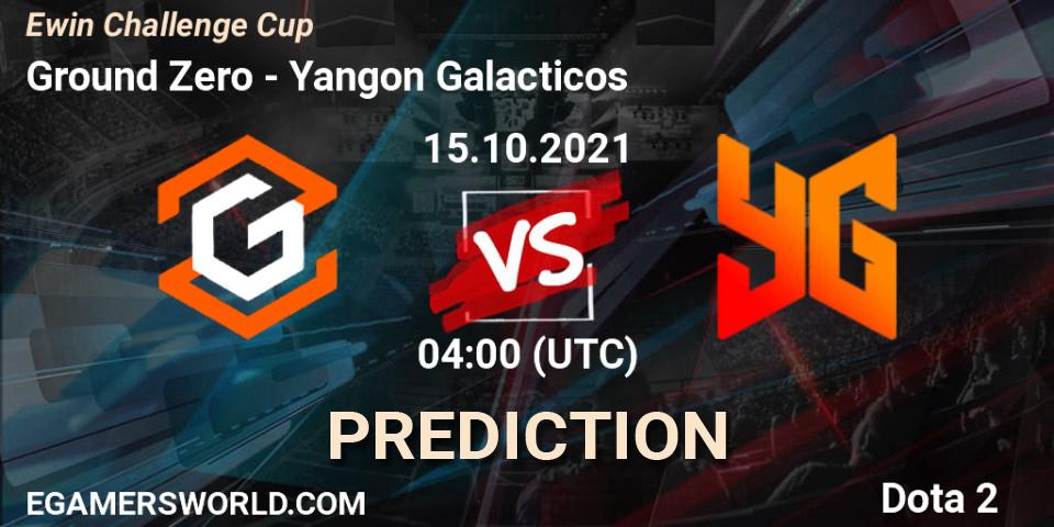 Ground Zero vs Yangon Galacticos: Match Prediction. 16.10.2021 at 04:16, Dota 2, Ewin Challenge Cup